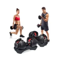 OZIO FITNESS Mancuernas Ajustables Power 2,5-24 Kg (Par) con Base de Almacenamiento - Ideal para Musculación y Entrenamiento en Casa 9 OZIO FITNESS Mancuernas Ajustables Power 2,5-24 Kg (Par) con Base de Almacenamiento - Ideal para Musculación y Entrenamiento en Casa -Running comercio 2 mancuernas ajustables power 25 24 kg par con base de almacenamiento 2
