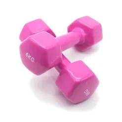 GOODBUY FITNESS Mancuernas de Vinilo para Gimnasia en Casa - Azul, Ideal para Adultos -Running comercio 2 mancuernas de vinilo gimnasia adulto azul 1