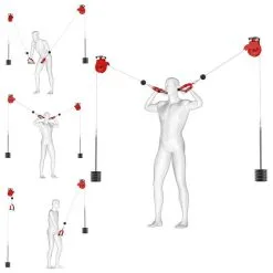 K-SPORT 2 Poleas Para El Montaje En El Techo - Máquinas de Gimnasio y Musculación