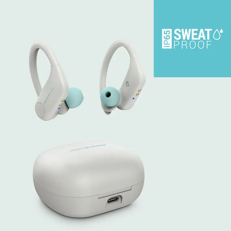 Auriculares Deportivos Energy Sistem Sport 4 True Wireless Snow - Bluetooth, Resistencia al Agua, Sonido Envolvente 5 Auriculares Deportivos Energy Sistem Sport 4 True Wireless Snow - Bluetooth, Resistencia al Agua, Sonido Envolvente - Imagen 3