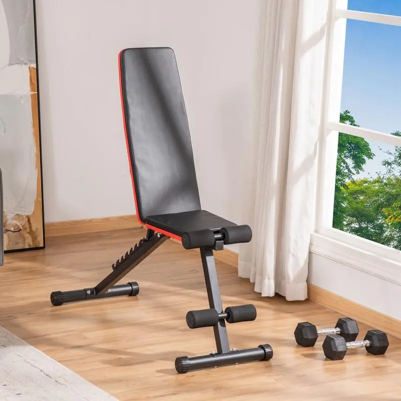 Banco De Pesas Ajustable En Altura HOMCOM 116x43x116 Cm Negro - Ideal para Musculación y Fitness 4 Banco De Pesas Ajustable En Altura HOMCOM 116x43x116 Cm Negro - Ideal para Musculación y Fitness - Imagen 2