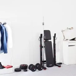 Banco de Musculación con Rack Plegable Corength - Máquina de Gimnasio para Entrenamiento Integral -Running comercio banco musculacion con rack plegable corength 3