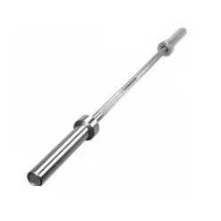 GOODBUY FITNESS Barra Cross Training 2.20 M Plata 28 Mm - Ideal para Fuerza y Musculación