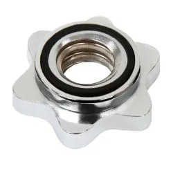 Barra de Musculación OZIO FITNESS 1,65 m Ø 30 mm 9 kg - Soporta 300 kg con 2 Cierres de Estrella -Running comercio barra musculacion 165 m o 30 mm 9 kg con 2 cierres de estrella aguanta 300 kg 2