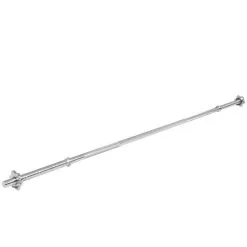 Barra de Musculación OZIO FITNESS 1,65 m Ø 30 mm 9 kg - Soporta 300 kg con 2 Cierres de Estrella