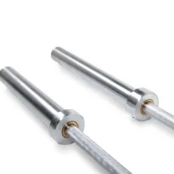 GOODBUY FITNESS Barra Olímpica Alta Carga Fuerza Adulto Plata - Mancuernas y Pesas para Musculación -Running comercio barra olimpica alta carga fuerza adulto plata 1