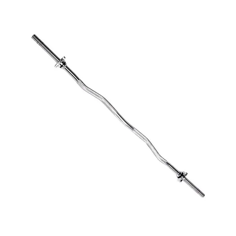 Barra Olímpica Curl 150cm De 25mm FITNESS TECH con 2 Seguros de Tuerca 6 Barra Olímpica Curl 150cm De 25mm FITNESS TECH con 2 Seguros de Tuerca - Imagen 4