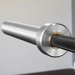 Barra Olímpica Negra OZIO FITNESS 2.20 M 20 Kg 6 Rod 50 Mm para Cross Training y Musculación -Running comercio barra olimpica negra 220 m 20 kg 6 rod 50 mm cross training fitness 2