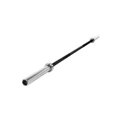 Barra Olímpica Negra OZIO FITNESS 2.20 M 20 Kg 6 Rod 50 Mm para Cross Training y Musculación