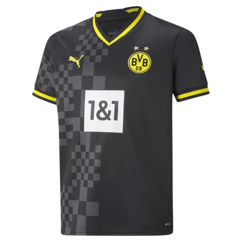 Camiseta Borussia Dortmund Away 22/23 Replica Niños PUMA - Equipaciones Oficiales Fútbol 3 Camiseta Borussia Dortmund Away 22/23 Replica Niños PUMA - Equipaciones Oficiales Fútbol