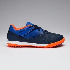 Botas De Fútbol Kipsta Agility 500 Tira Autoaher Niños Azul - Calzado Deportivo para Jóvenes -Running comercio botas de futbol kipsta agility 500 tira autoaher nios azul 1