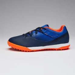 Botas De Fútbol Kipsta Agility 500 Tira Autoaher Niños Azul - Calzado Deportivo para Jóvenes -Running comercio botas de futbol kipsta agility 500 tira autoaher nios azul 3