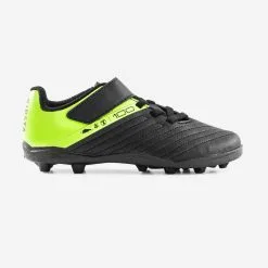 Kipsta Botas de Fútbol Niño A Scratch 100 Easy AG/FG - Negro y Amarillo 8 Kipsta Botas de Fútbol Niño A Scratch 100 Easy AG/FG - Negro y Amarillo -Running comercio botas de futbol nio a scratch 100 easy agfg negro y amarillo 1