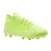 Kipsta Botas de Fútbol para Niño con Cordones CLR FG Neón Amarillo - Calzado Deportivo Infantil -Running comercio botas de futbol nio con cordones clr fg neon amarillo