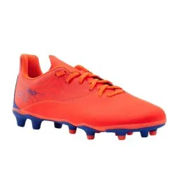 Kipsta Botas de Fútbol para Niño Viralto I FG - Azul y Blanco -Running comercio botas de futbol nio con cordones viralto i fg naranja y azul