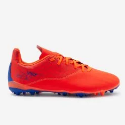 Kipsta Botas de Fútbol para Niño Viralto I MG/AG - Naranja y Azul -Running comercio botas de futbol nio con cordones viralto i mgag naranja y azul 1
