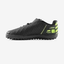 Kipsta Botas de Fútbol para Niño con Tira Adherente 100 Easy Turf TF - Negro y Amarillo -Running comercio botas de futbol nio con tira adherente 100 easy turf tf negro y amarillo 2
