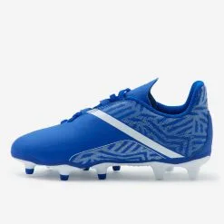 Kipsta Botas de Fútbol Niño Viralto I Easy FG Azul y Blanco - Tira Autoadherente -Running comercio botas de futbol nio con tira autoadherente viralto i easy fg azul y blanco 2