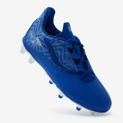 Kipsta Botas de Fútbol Niño Viralto I Easy FG Azul y Blanco - Tira Autoadherente -Running comercio botas de futbol nio con tira autoadherente viralto i easy fg azul y blanco 3