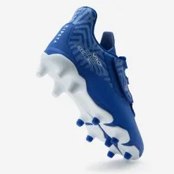 Kipsta Botas de Fútbol Niño Viralto I Easy FG Azul y Blanco - Tira Autoadherente -Running comercio botas de futbol nio con tira autoadherente viralto i easy fg azul y blanco 4