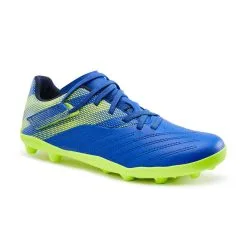 Botas de Fútbol Kipsta AGILITY 140 FG Scratch Rojo Azul para Niños - Terrenos Secos -Running comercio botas de futbol nio terreno seco agility 140 fg scratch azul amarillo