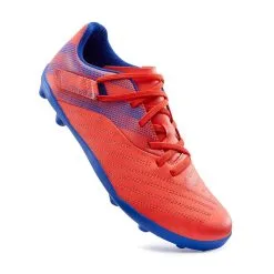 Botas de Fútbol Kipsta AGILITY 140 FG Scratch Rojo Azul para Niños - Terrenos Secos -Running comercio botas de futbol nio terrenos secos agility 140 fg scratch rojo azul 3