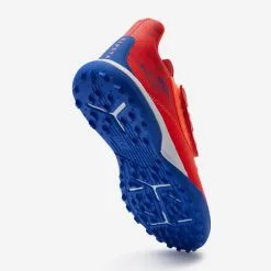 Kipsta Botas de Fútbol para Niño Viralto I Easy Turf TF - Naranja y Azul -Running comercio botas de futbol nio tira autoadherente viralto i easy turf tf naranja y azul 2