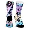 Calcetines Running Unisex PACIFIC and CO con Tejido Coolmax, Acid Color y Sublimado Multicolor -Running comercio calcetin running con tejido coolmax unisex acid color sublimado multicolor