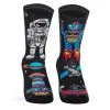 PACIFIC and CO Calcetines Running Unisex con Tejido Coolmax, Multicolor Sublimado - Diseño Cósmico -Running comercio calcetin running con tejido coolmax unisex cosmic sublimado multicolor