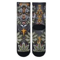 PACIFIC and CO Calcetines Running Unisex con Tejido Coolmax - Roar, Sublimado Multicolor -Running comercio calcetin running con tejido coolmax unisex roar sublimado multicolor 2