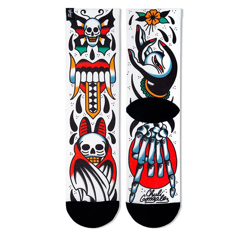 Calcetines Running Unisex PACIFIC and CO con Tejido Coolmax, Diseño Skull Sublimado Multicolor 5 Calcetines Running Unisex PACIFIC and CO con Tejido Coolmax, Diseño Skull Sublimado Multicolor - Imagen 3