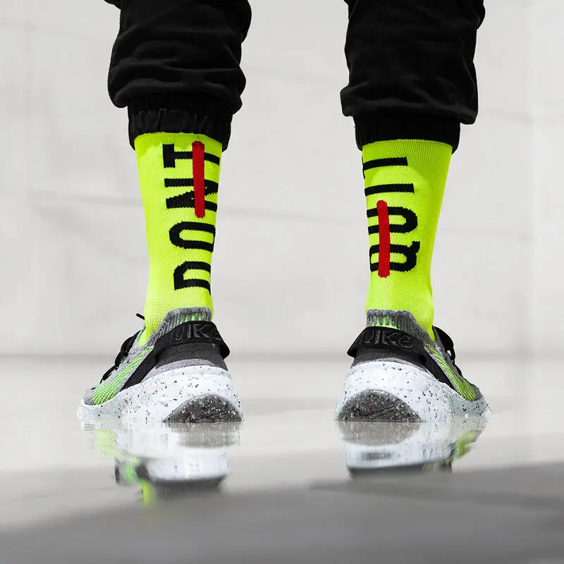 PACIFIC and CO Calcetines Running Unisex 'Don't Quit' - Neón Amarillo 4 PACIFIC and CO Calcetines Running Unisex 'Don't Quit' - Neón Amarillo - Imagen 2