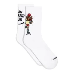 Calcetines Running Unisex Forest Run - Blanco | PACIFIC and CO 8 Calcetines Running Unisex Forest Run - Blanco | PACIFIC and CO -Running comercio calcetin running unisex forest run tricotado color blanco 2