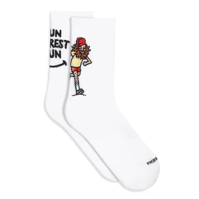 Calcetines Running Unisex Forest Run - Blanco | PACIFIC and CO 5 Calcetines Running Unisex Forest Run - Blanco | PACIFIC and CO - Imagen 3