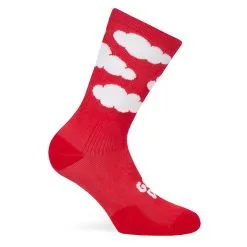 PACIFIC and CO Calcetin Running Unisex Smile Run, Tricotado Color Rojo - Calcetines de Compresión para Running -Running comercio calcetin running unisex smile run tricotado color rojo 2