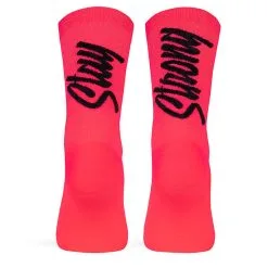 Calcetines Running Unisex Stay Strong - PACIFIC and CO, Color Coral -Running comercio calcetin running unisex stay strong tricotado color coral 2