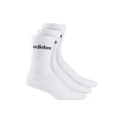 Calcetines Altos De Tenis Pack De 3 Adidas Blanco - Pádel -Running comercio calcetines altos de tenis pack de 3 adidas blanco 2