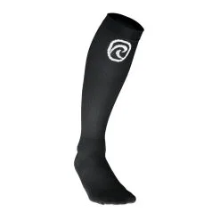 REHBAND Calcetines Compresivos - Negro para Fútbol y Sujeciones Musculares