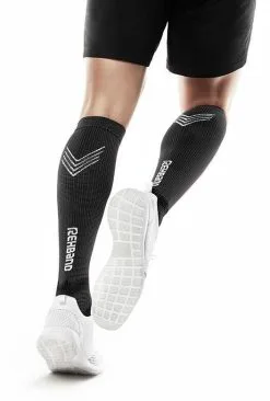 REHBAND Calcetines Compresivos - Negro para Fútbol y Sujeciones Musculares 11 REHBAND Calcetines Compresivos - Negro para Fútbol y Sujeciones Musculares -Running comercio calcetines compresivos negro 3