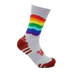 CALCETINES DE RUNNING #ARCOIRIS Unisex - KAMUABU Color MALVA 23cm De 1 Hilo | Calcetines de Compresión para Running -Running comercio calcetines de running arcoiris unisex kamuabu color malva 23cm de 1 hilo 3