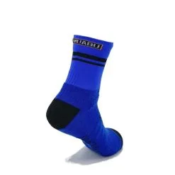 Calcetines de Running #COMOUNACABRA Unisex - KAMUABU Azul - Trailrunning | Compresión y Comodidad