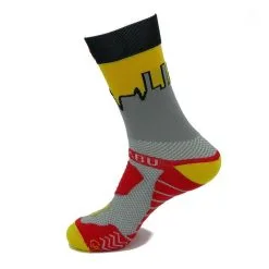 Calcetines de Running KAMUABU Unisex - Gris/Amarillo 23cm de Caña para Máximo Confort y Soporte 8 Calcetines de Running KAMUABU Unisex - Gris/Amarillo 23cm de Caña para Máximo Confort y Soporte -Running comercio calcetines de running life unisex kamuabu color grisamarillo 23cm de caa 1