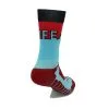 Calcetines de Running Unisex KAMUABU - Rojo/Azul, 23 cm de Caña, Compresión y Comodidad -Running comercio calcetines de running life unisex kamuabu color rojoazul 23cm de caa