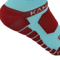 Calcetines de Running Unisex KAMUABU - Rojo/Azul, 23 cm de Caña, Compresión y Comodidad -Running comercio calcetines de running life unisex kamuabu color rojoazul 23cm de caa 4