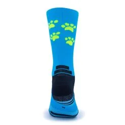 Calcetines de Running Unisex KAMUABU #PATITAS - Turquesa, 23 cm, 1 Hilo -Running comercio calcetines de running patitas unisex kamuabu color turquesa de 23cm 1 hilo 3
