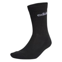 Calcetines Deportivos Altos Tenis Pack De 3 Adidas Adulto Negro - Ideal para Pádel -Running comercio calcetines deportivos altos tenis pack de 3 adidas adulto negro 2