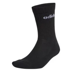 Calcetines Deportivos Altos Tenis Pack De 3 Adidas Adulto Negro - Ideal para Pádel -Running comercio calcetines deportivos altos tenis pack de 3 adidas adulto negro 3