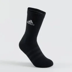 Calcetines Largos de Deporte ADIDAS Gris Blanco Negro - Lote de 3 - Ideal para Pádel 10 Calcetines Largos de Deporte ADIDAS Gris Blanco Negro - Lote de 3 - Ideal para Pádel -Running comercio calcetines largos de deporte adidas gris blanco negro lote de 3 3