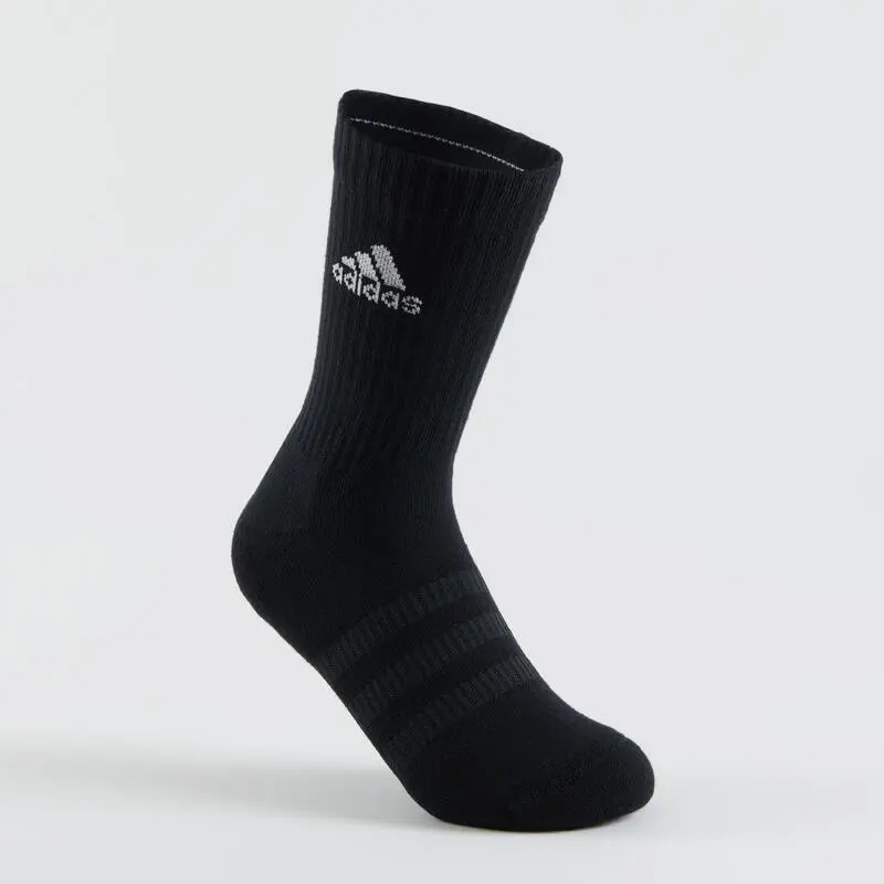 Calcetines Largos de Deporte ADIDAS Gris Blanco Negro - Lote de 3 - Ideal para Pádel 6 Calcetines Largos de Deporte ADIDAS Gris Blanco Negro - Lote de 3 - Ideal para Pádel - Imagen 4