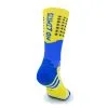 KAMUABU Calcetines de Running 'No Limits' Amarillo/Azul - Compresión y Comodidad -Running comercio calcetines no limits amarilloazul de running
